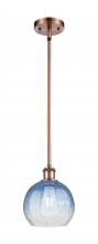 Innovations Lighting 516-1S-AC-G483-8SB - Brookhaven Globe - 1 Light - 8 inch - Antique Copper - Stem hung - Mini Pendant