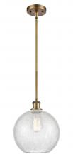 Innovations Lighting 516-1S-BB-G125-10-LED - Athens - 1 Light - 10 inch - Brushed Brass - Mini Pendant
