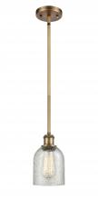 Innovations Lighting 516-1S-BB-G259 - Caledonia - 1 Light - 5 inch - Brushed Brass - Mini Pendant