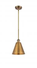 Innovations Lighting 516-1S-BB-MBC-8-BB - Berkshire - 1 Light - 8 inch - Brushed Brass - Pendant