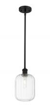 Innovations Lighting 516-1S-BK-G460-7CL - Preston Cylinder - 1 Light - 7 inch - Matte Black - Stem hung - Mini Pendant