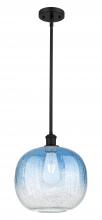 Innovations Lighting 516-1S-BK-G481-10SB - Brookhaven Sphere - 1 Light - 11 inch - Matte Black - Stem hung - Mini Pendant