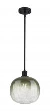 Innovations Lighting 516-1S-BK-G481-10SL - Brookhaven Sphere - 1 Light - 11 inch - Matte Black - Stem hung - Mini Pendant