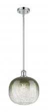 Innovations Lighting 516-1S-PC-G481-10SL - Brookhaven Sphere - 1 Light - 11 inch - Polished Chrome - Stem hung - Mini Pendant