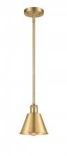 Innovations Lighting 516-1S-SG-M8 - Smithfield - 1 Light - 7 inch - Satin Gold - Mini Pendant