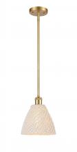 Innovations Lighting 516-1S-SG-NBD-75-NAT - Bristol Natural - 1 Light - 6 inch - Satin Gold - Mini Pendant