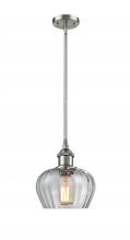 Innovations Lighting 516-1S-SN-G92-LED - Fenton - 1 Light - 7 inch - Brushed Satin Nickel - Mini Pendant