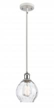 Innovations Lighting 516-1S-WPC-G362-LED - Waverly - 1 Light - 6 inch - White Polished Chrome - Mini Pendant
