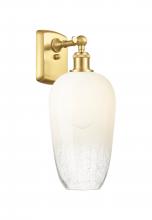 Innovations Lighting 516-1W-SG-G484-7OP - Brookhaven Flute - 1 Light - 7 inch - Satin Gold - Sconce