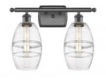 Innovations Lighting 516-2W-OB-G557-6CL - Vaz - 2 Light - 16 inch - Oil Rubbed Bronze - Bath Vanity Light