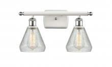 Innovations Lighting 516-2W-WPC-G275 - Conesus - 2 Light - 16 inch - White Polished Chrome - Bath Vanity Light