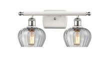 Innovations Lighting 516-2W-WPC-G92 - Fenton - 2 Light - 17 inch - White Polished Chrome - Bath Vanity Light