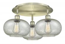 Innovations Lighting 516-3C-AB-G249 - Gorham - 3 Light - 21 inch - Antique Brass - Semi-Flush Mount