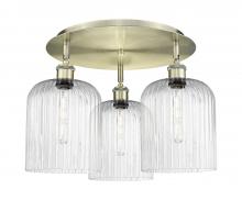 Innovations Lighting 516-3C-AB-G559-8SDY - Bridal Veil - 3 Light - 17 inch - Antique Brass - Semi-Flush Mount