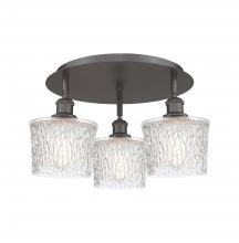 Innovations Lighting 516-3C-OB-G402 - Niagara - 3 Light - 18 inch - Oil Rubbed Bronze - Semi-Flush Mount