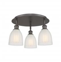 Innovations Lighting 516-3C-OB-G441 - Brookfield - 3 Light - 18 inch - Oil Rubbed Bronze - Semi-Flush Mount
