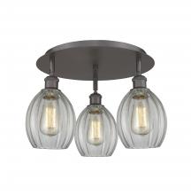 Innovations Lighting 516-3C-OB-G82 - Eaton - 3 Light - 17 inch - Oil Rubbed Bronze - Semi-Flush Mount