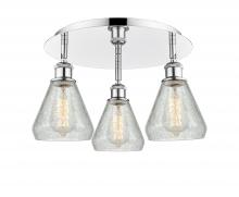 Innovations Lighting 516-3C-PC-G275 - Conesus - 3 Light - 18 inch - Polished Chrome - Semi-Flush Mount