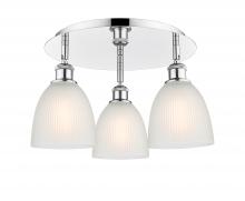 Innovations Lighting 516-3C-PC-G381 - Castile - 3 Light - 18 inch - Polished Chrome - Semi-Flush Mount