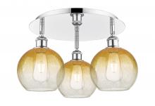 Innovations Lighting 516-3C-PC-G483-8AM - Brookhaven Globe - 3 Light - 20 inch - Polished Chrome - Semi-Flush Mount