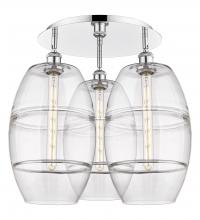 Innovations Lighting 516-3C-PC-G557-10CL - Vaz - 3 Light - 22 inch - Polished Chrome - Semi-Flush Mount