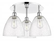 Innovations Lighting 516-3C-PC-GBD-94 - Bristol - 3 Light - 21 inch - Polished Chrome - Semi-Flush Mount
