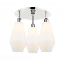 Innovations Lighting 516-3C-PN-G651-7 - Cindyrella - 3 Light - 19 inch - Polished Nickel - Semi-Flush Mount
