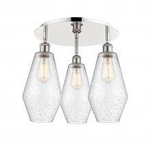 Innovations Lighting 516-3C-PN-G654-7 - Cindyrella - 3 Light - 19 inch - Polished Nickel - Semi-Flush Mount