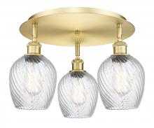 Innovations Lighting 516-3C-SG-G292 - Salina - 3 Light - 18 inch - Satin Gold - Semi-Flush Mount