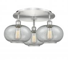 Innovations Lighting 516-3C-SN-G247 - Gorham - 3 Light - 21 inch - Satin Nickel - Semi-Flush Mount