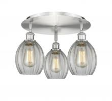 Innovations Lighting 516-3C-SN-G82 - Eaton - 3 Light - 17 inch - Satin Nickel - Semi-Flush Mount