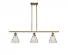 Innovations Lighting 516-3I-AB-G275 - Conesus - 3 Light - 36 inch - Antique Brass - Stem hung - Island Light