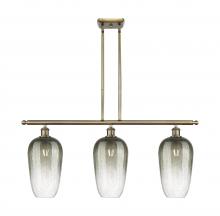 Innovations Lighting 516-3I-AB-G484-7SL - Brookhaven Flute - 3 Light - 36 inch - Antique Brass - Stem Hung - Island Light