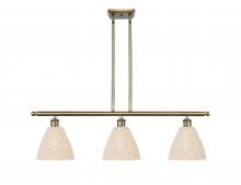 Innovations Lighting 516-3I-AB-NBD-75-NAT - Bristol Natural - 4 Light - 48 inch - Antique Brass - Cord hung - Island Light