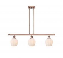 Innovations Lighting 516-3I-AC-G461-6 - Norfolk - 3 Light - 36 inch - Antique Copper - Stem hung - Island Light
