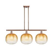 Innovations Lighting 516-3I-AC-G481-10AM - Brookhaven Sphere - 3 Light - 37 inch - Antique Copper - Stem Hung - Island Light