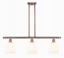 Innovations Lighting 516-3I-AC-G558-6GWH - Bella - 3 Light - 36 inch - Antique Copper - Stem hung - Island Light