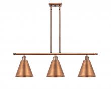 Innovations Lighting 516-3I-AC-MBC-8-AC - Berkshire - 3 Light - 36 inch - Antique Copper - Stem hung - Island Light