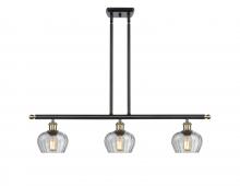 Innovations Lighting 516-3I-BAB-G92 - Fenton - 3 Light - 36 inch - Black Antique Brass - Stem hung - Island Light