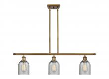 Innovations Lighting 516-3I-BB-G257 - Caledonia - 3 Light - 36 inch - Brushed Brass - Stem hung - Island Light