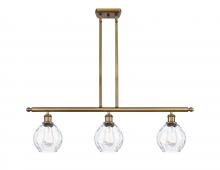 Innovations Lighting 516-3I-BB-G362 - Waverly - 3 Light - 36 inch - Brushed Brass - Stem hung - Island Light