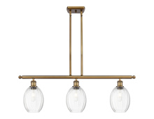 Innovations Lighting 516-3I-BB-G459-6CL - Preston Bulb - 3 Light - 36 inch - Brushed Brass - Stem Hung - Island Light