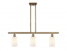 Innovations Lighting 516-3I-BB-G801 - Clymer - 3 Light - 36 inch - Brushed Brass - Stem hung - Island Light