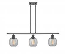 Innovations Lighting 516-3I-BK-G104 - Belfast - 3 Light - 36 inch - Matte Black - Stem hung - Island Light