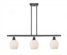 Innovations Lighting 516-3I-BK-G461-6 - Norfolk - 3 Light - 36 inch - Matte Black - Stem hung - Island Light