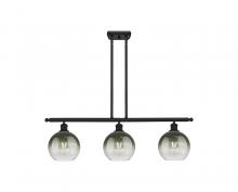Innovations Lighting 516-3I-BK-G483-8SL - Brookhaven Globe - 3 Light - 36 inch - Matte Black - Stem Hung - Island Light