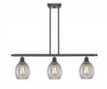 Innovations Lighting 516-3I-BK-G82 - Eaton - 3 Light - 36 inch - Matte Black - Stem hung - Island Light