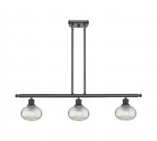Innovations Lighting 516-3I-OB-G555-6CL - Ithaca - 3 Light - 36 inch - Oil Rubbed Bronze - Stem hung - Island Light