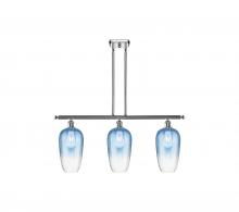 Innovations Lighting 516-3I-PC-G484-7SB - Brookhaven Flute - 3 Light - 36 inch - Polished Chrome - Stem Hung - Island Light