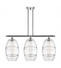 Innovations Lighting 516-3I-PC-G557-10CL - Vaz - 3 Light - 37 inch - Polished Chrome - Stem hung - Island Light